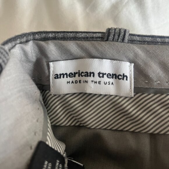 American Trench Gray Corduroy Pleated pants - Picture 3 of 8